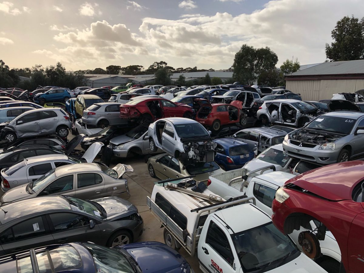 Scrapping Vehicle Yard